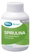 Mega We Care Spirulina สไปรูลิน่า 100เม็ด